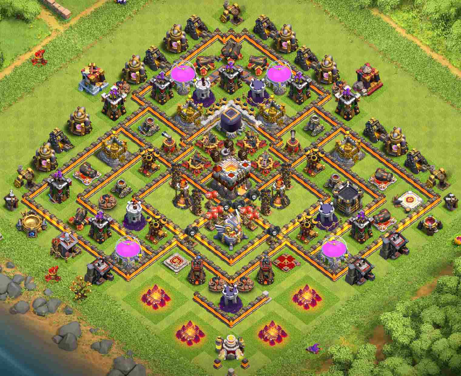 clash of clans th 11 base layout